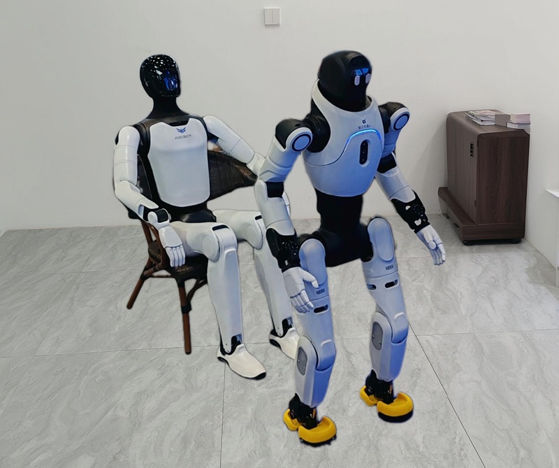 Robot cuadrúpedo ensamblado